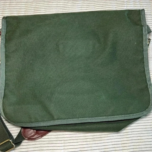 J.W. Hummel Co. Canvas / Leather Messenger bag - Picture 9 of 16